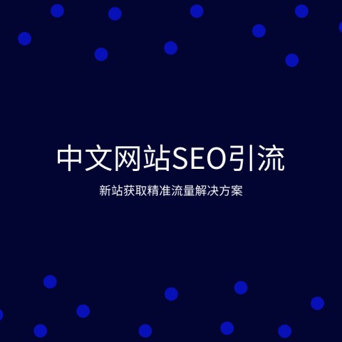 内贸中文企业网站SEO精准引流推广传播服务